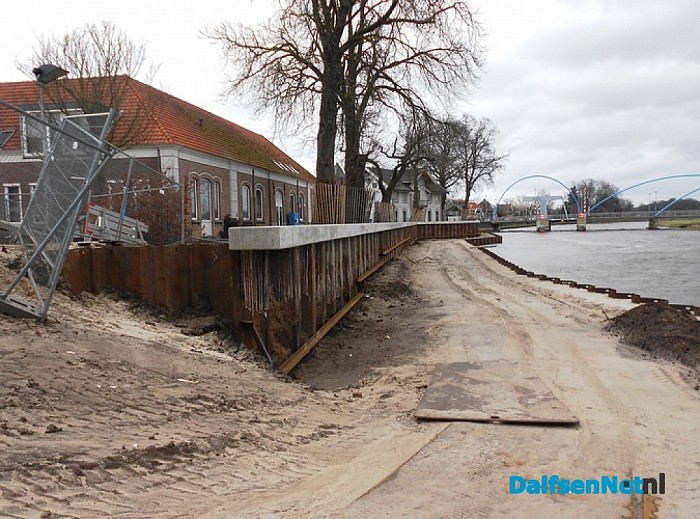 Werkzaamheden aan de kade