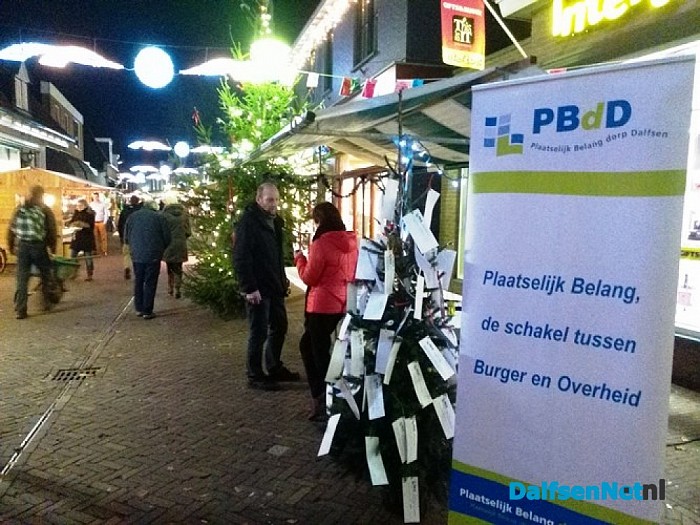 Plaatselijk Belang dorp Dalfsen op de kerstmarkt