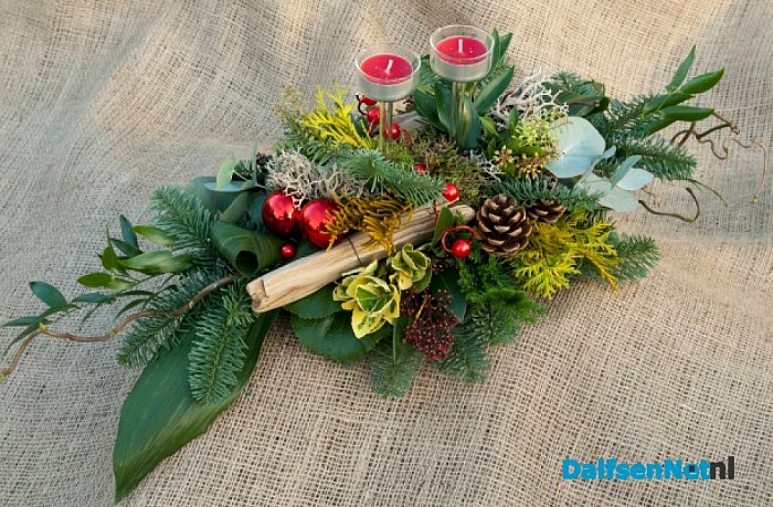 Kerststukje maken in t’Noaberhuus