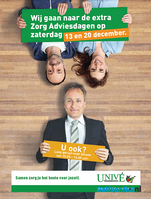 Unive houdt zorgadviesdagen
