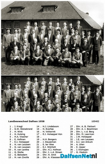 Namen gezocht groepsfoto - Foto: Historische Kring Dalfsen