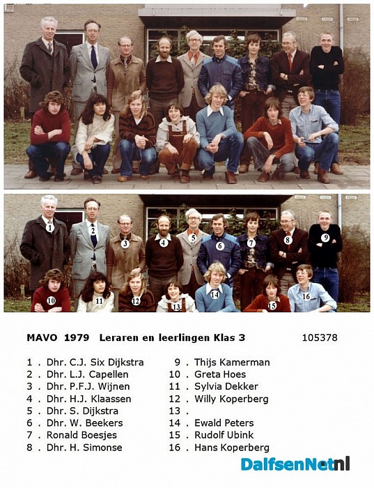 Namen gezocht groepsfoto - Foto: Historische Kring Dalfsen