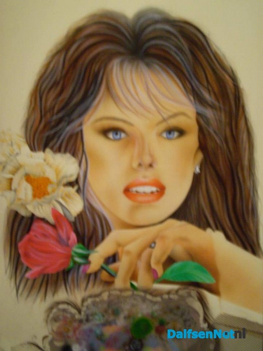 Cor Nijboer uit Nieuwleusen houdt expositie van airbrush