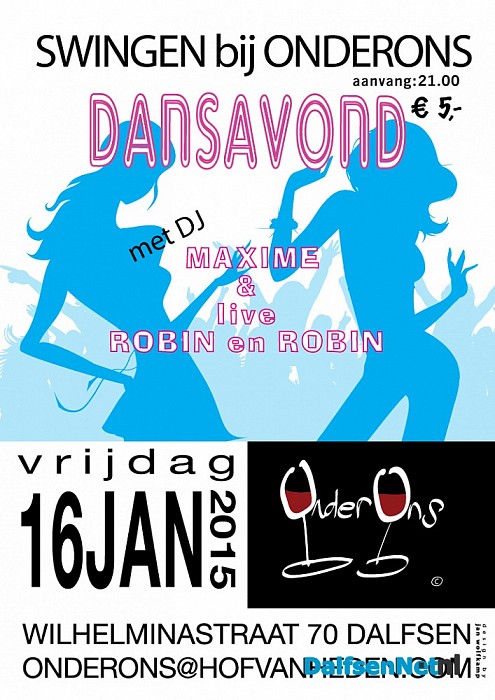Dansavond bij Onder Ons