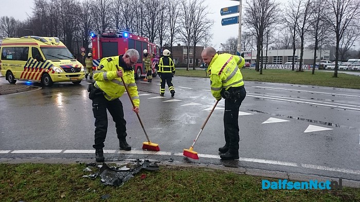 Botsing op de N348 bij Lemelerveld - Foto: Robert Bril