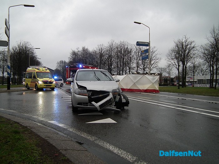 Botsing op de N348 bij Lemelerveld - Foto: Robert Bril