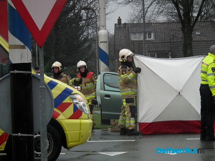 Botsing op de N348 bij Lemelerveld - Foto: Robert Bril