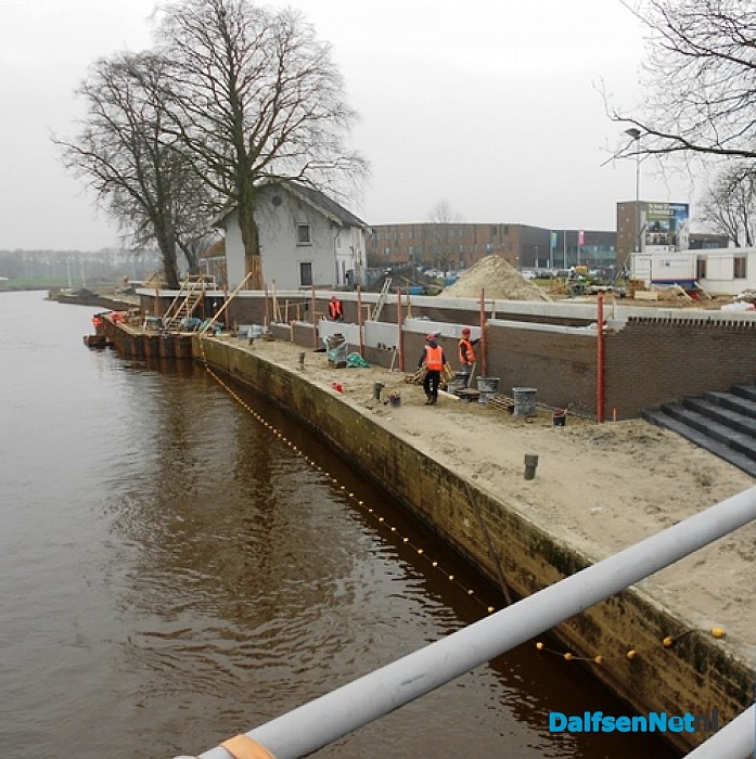 Metselwerk aan de kade