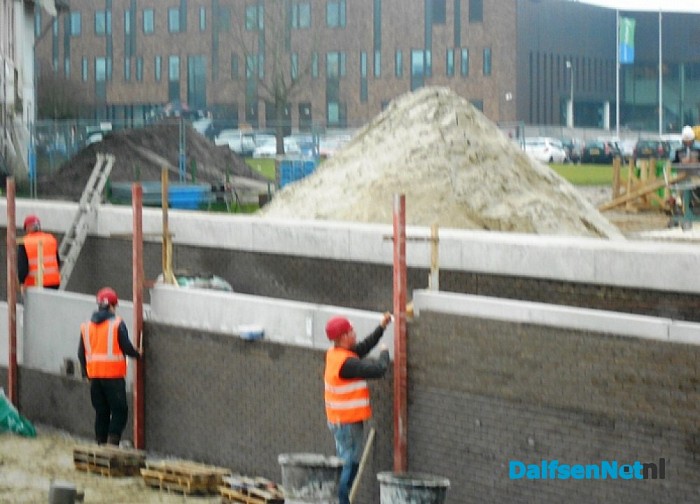 Metselwerk aan de kade
