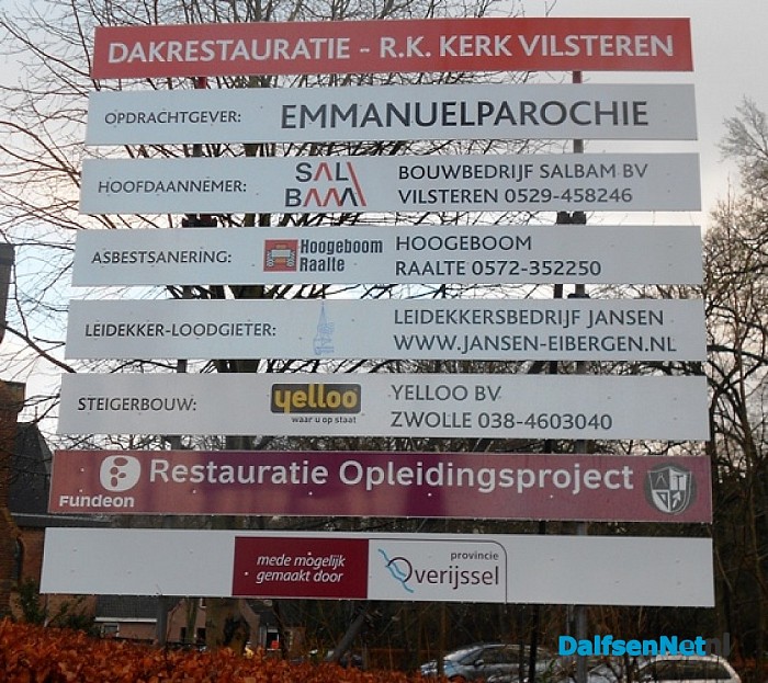 Opknapbeurt kerk Vilsteren