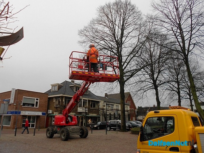 Bomen snoeien Kerkplein
