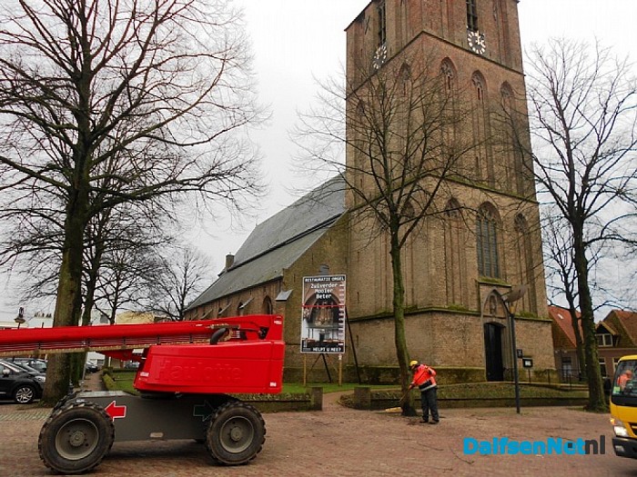 Bomen snoeien Kerkplein