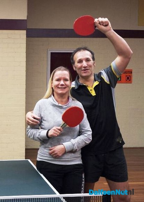 Historische ontmoeting van 2 tafeltennissers