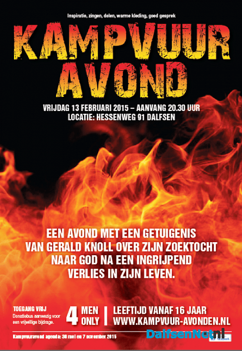 Uitnodiging kampvuur-avond 13 febr.