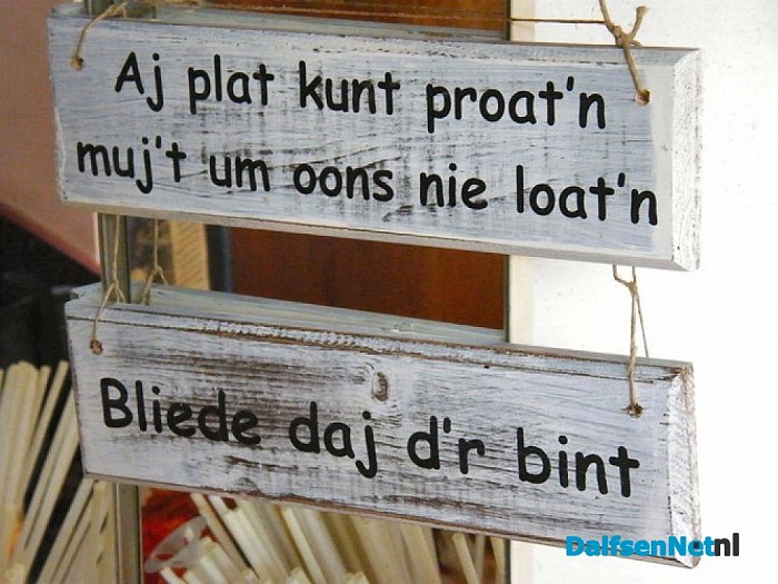 A’j plat könt praot’n mu’jt niej loat’n. (3)