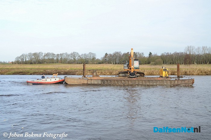 Werkzaamheden ontstening Vecht - Foto: Johan Bokma