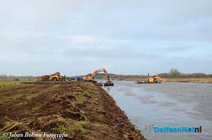 Werkzaamheden ontstening Vecht - Foto: Johan Bokma