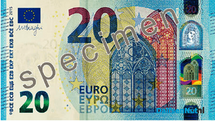 Nieuw €20-bankbiljet onthuld