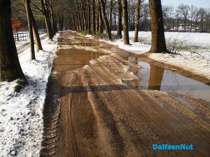 Zandwegen hebben flink te verduren