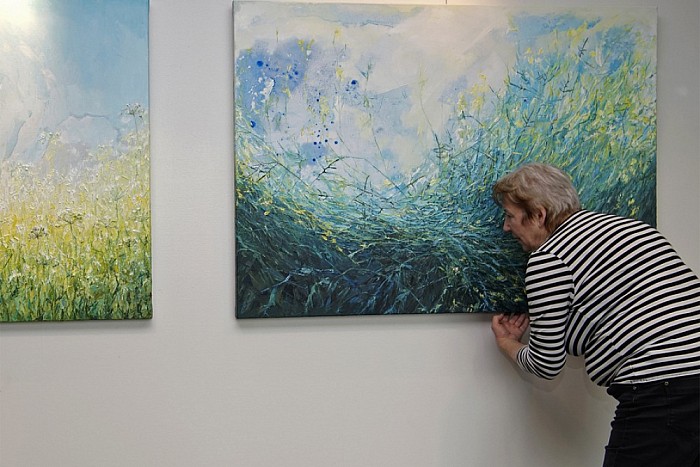 Nieuwe expo in foyer gemeentehuis - Foto: Paul Scholten