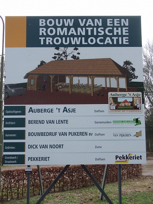 ’t Asje bouwt trouwlocatie - Foto: Wim