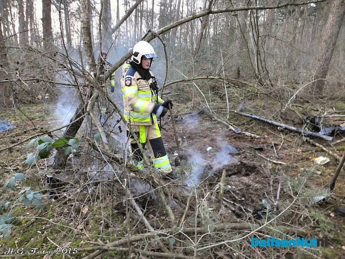 Natuurbrand risico is groot - Foto: H.G. Foto