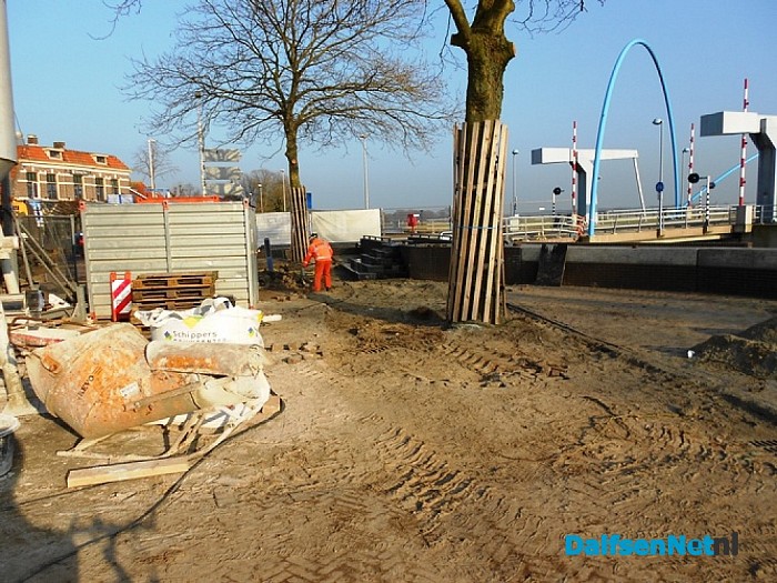 Het werk aan de kade