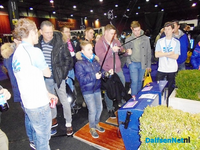 Zo druk was het op de karper beurs