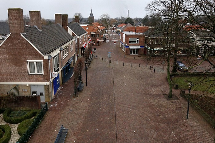 Enkele hoogtefoto’s van centrum Dalfsen - Foto: Paul Scholten
