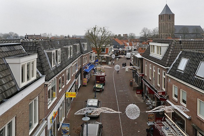 Enkele hoogtefoto’s van centrum Dalfsen - Foto: Paul Scholten