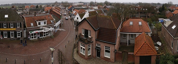 Enkele hoogtefoto’s van centrum Dalfsen - Foto: Paul Scholten