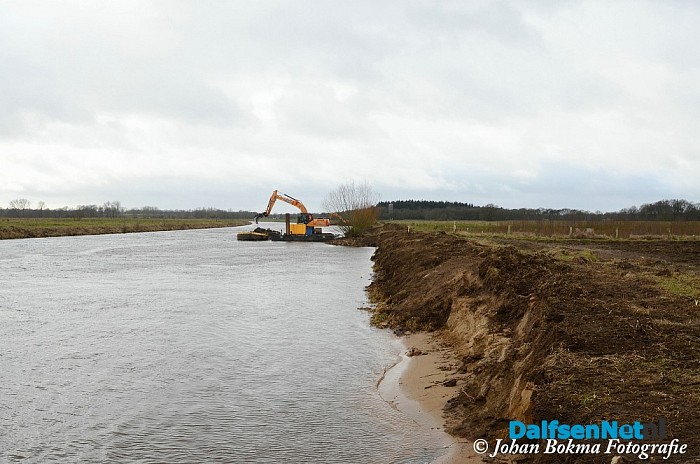 Voortgang ontstening Vecht - Foto: Johan Bokma