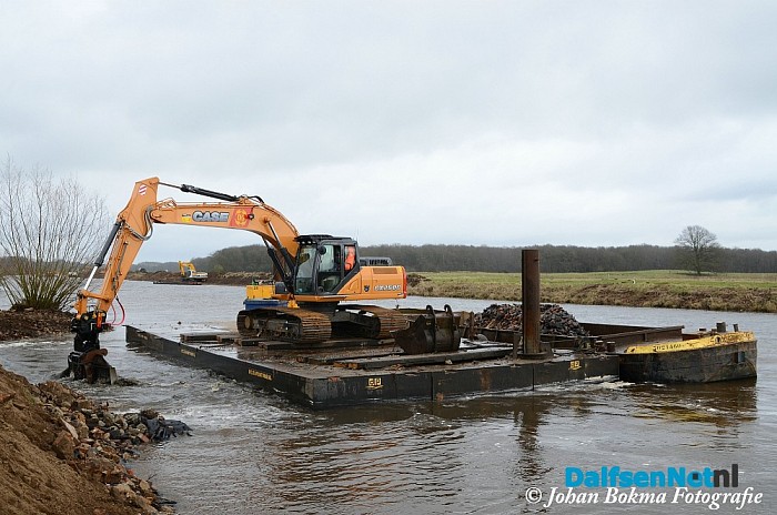 Voortgang ontstening Vecht - Foto: Johan Bokma