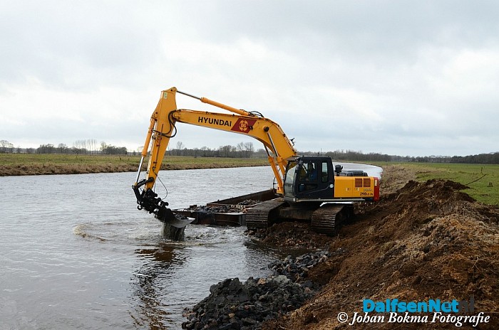 Voortgang ontstening Vecht - Foto: Johan Bokma
