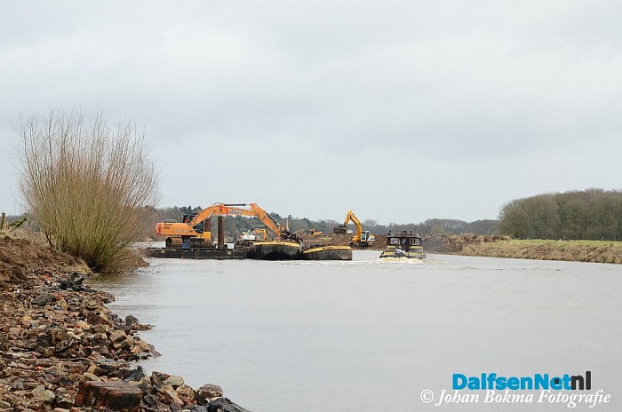 Voortgang ontstening Vecht - Foto: Johan Bokma