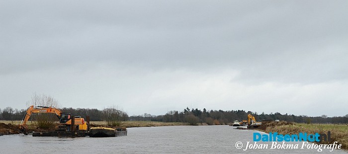 Voortgang ontstening Vecht - Foto: Johan Bokma