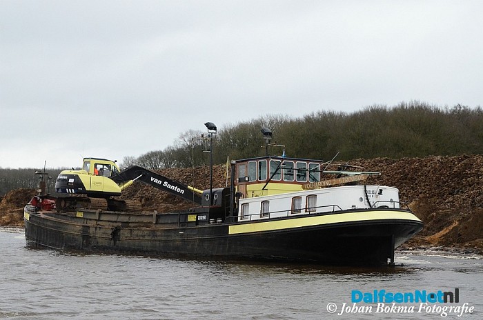 Voortgang ontstening Vecht - Foto: Johan Bokma