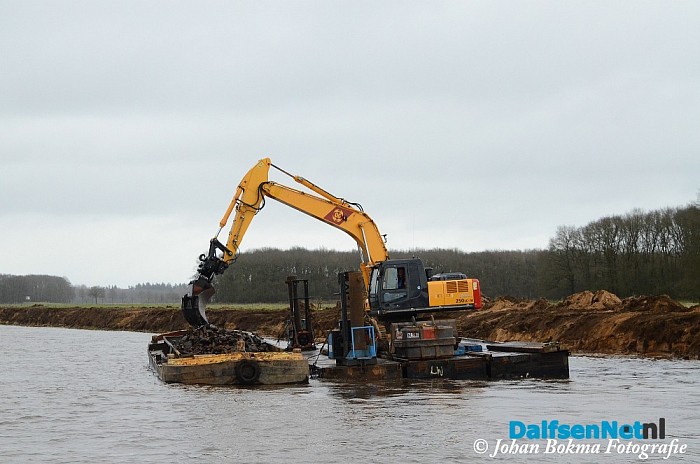 Voortgang ontstening Vecht - Foto: Johan Bokma