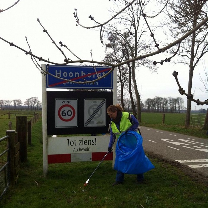 Hoonhorst en omgeving weer schoon - Foto: Eigen geleverde foto