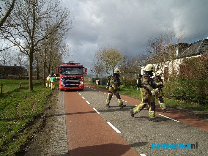 Brand in schoorsteen Koelmansstraat - Foto: Robert Bril