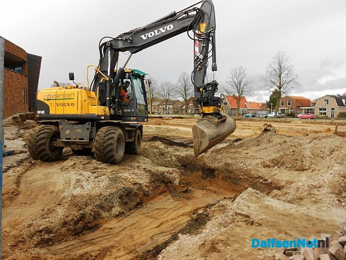Werkzaamheden rond het gemeentehuis