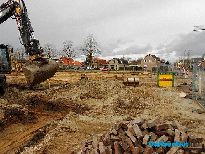 Werkzaamheden rond het gemeentehuis