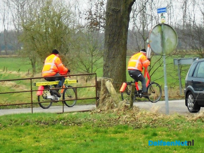 De snelle landmeters…