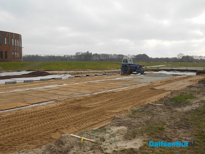 Voortgang aanleg parkeersplaatsen