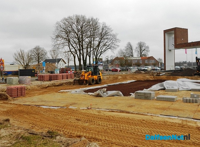 Voortgang aanleg parkeersplaatsen
