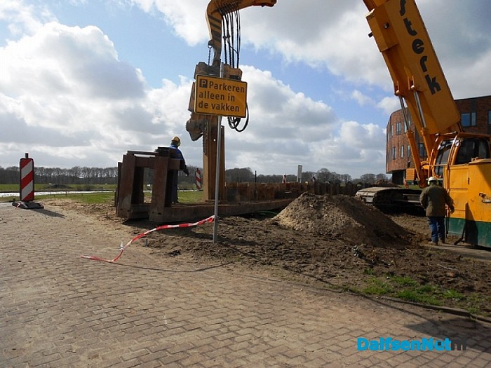 Werkzaamheden rond het gemeentehuis