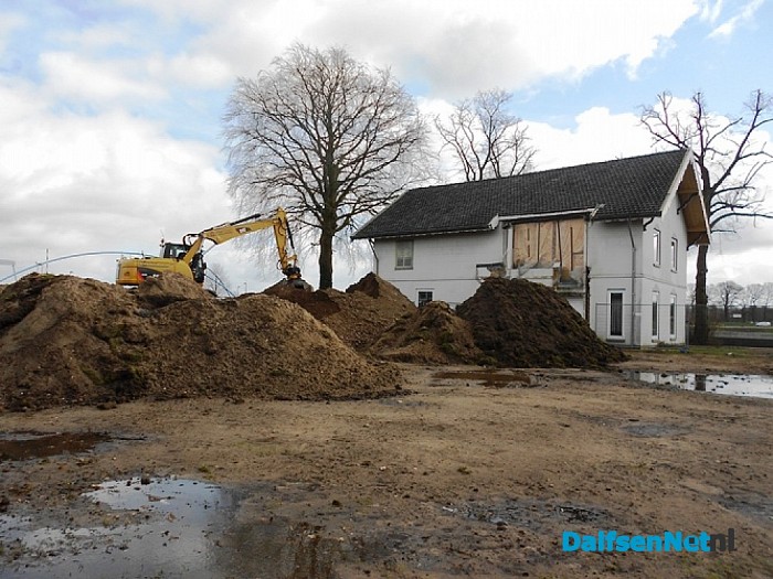 Werkzaamheden rond het gemeentehuis
