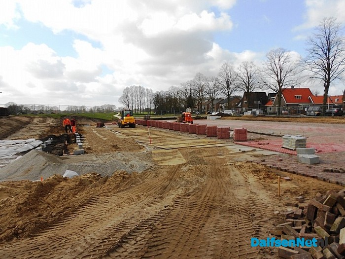 Werkzaamheden rond het gemeentehuis