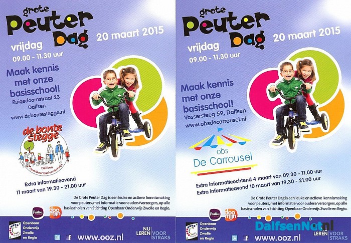 Grote Peuterdag Obs De Bonte Stegge en Obs De Carrousel 2015
