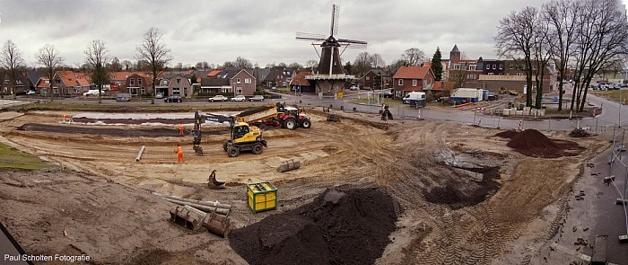 Nieuwe parkeerplaatsen aan Bruinleeuwstraat in Dalfsen - Foto: Paul Scholten